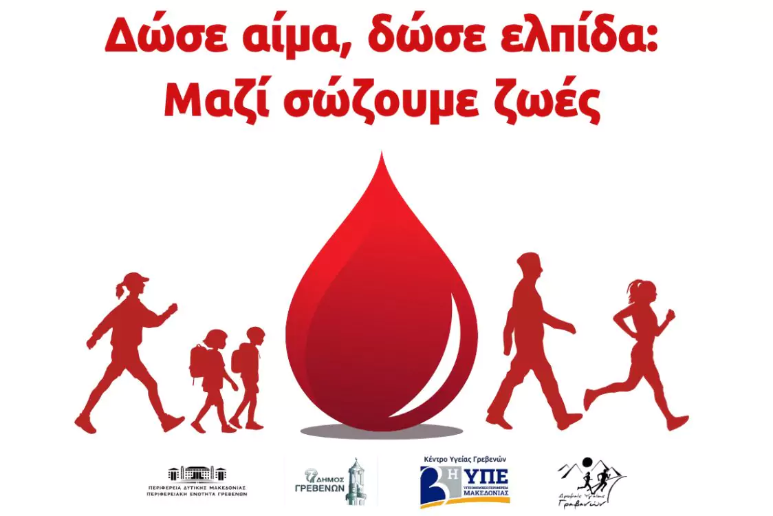 Πρόσκληση συμμετοχής στη δράση με σκοπό την ευαισθητοποίηση των πολιτών για αιμοδοσία