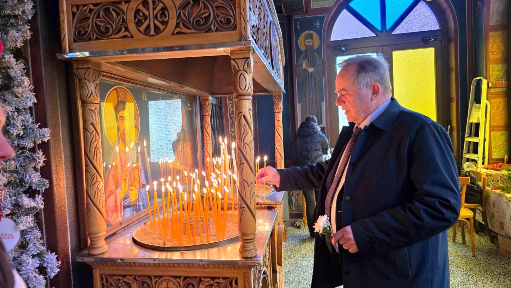 Ευχετήριες επισκέψεις για την ονομαστική εορτή του Αντιπεριφερειάρχη Π.Ε. Γρεβενών.