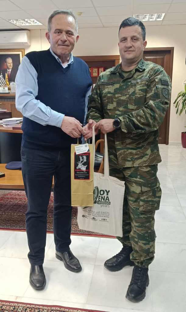 Εθιμοτυπική επίσκεψη του Διοικητή της 9ης Μηχανοποιημένης Ταξιαρχίας στον Αντιπεριφερειάρχη Γρεβενών