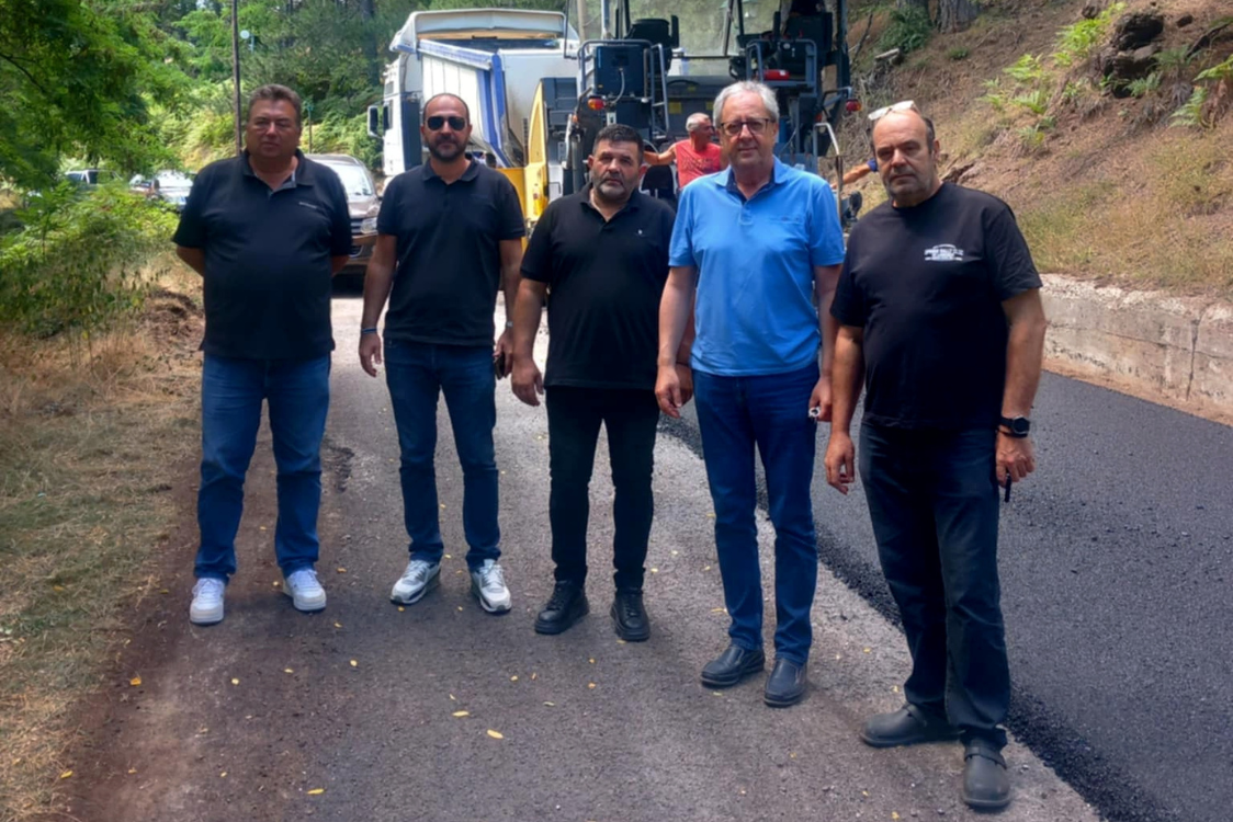Ολοκληρώνεται η ασφαλτόστρωση της οδού Περιβόλι – Αβδέλλα