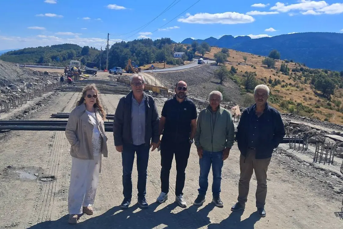 Αυτοψία του Αντιπεριφερειάρχη Π.Ε. Γρεβενών Ιωάννη Παναγιωτίδη στο τμήμα Αγία Παρασκευή – Βασιλίτσα