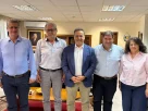Στα Γρεβενά ο Υπουργός Περιβάλλοντος και Ενέργειας Σταύρος Παπασταύρου και ο Γενικός Γραμματέας Δασών Ευστάθιος Σταθόπουλος.