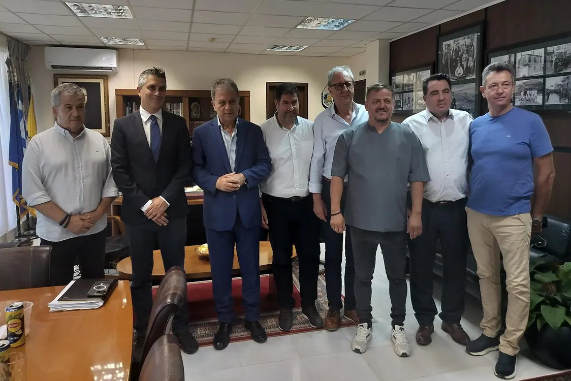 Συνάντηση εργασίας με τον Υπουργό Υποδομών και Μεταφορών Χρίστο Δήμα.