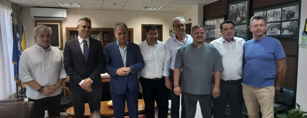 Συνάντηση εργασίας με τον Υπουργό Υποδομών και Μεταφορών Χρίστο Δήμα.